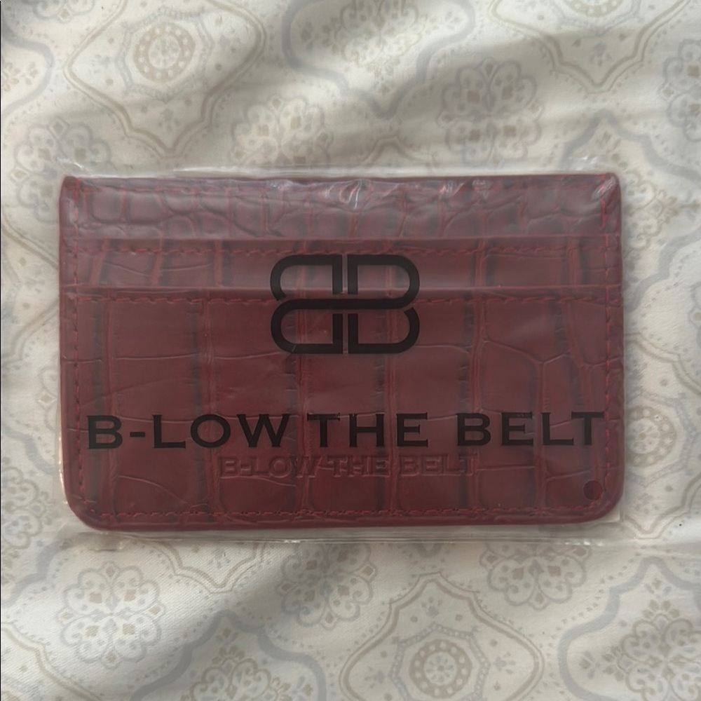 B-Low The Belt Red Card Holder